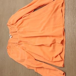 Women's Joie cotton coral blouse